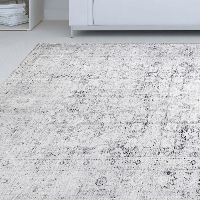 Tapis ou tapis d'intérieur en polyester Blix Huda avec envers en toile de coton