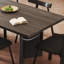 Combinaison luxueuse et légère de table à manger et de chaises-102099914