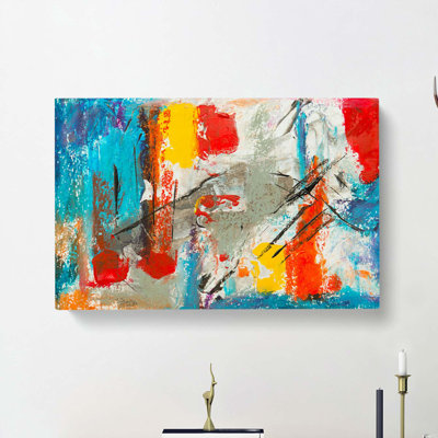 Abstract Art Painting Vol.128 by S.Johnson - Wrapped Canvas