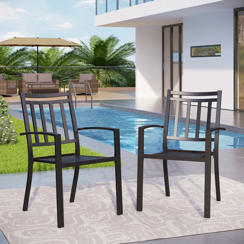Stacking Patio Dining Armchair