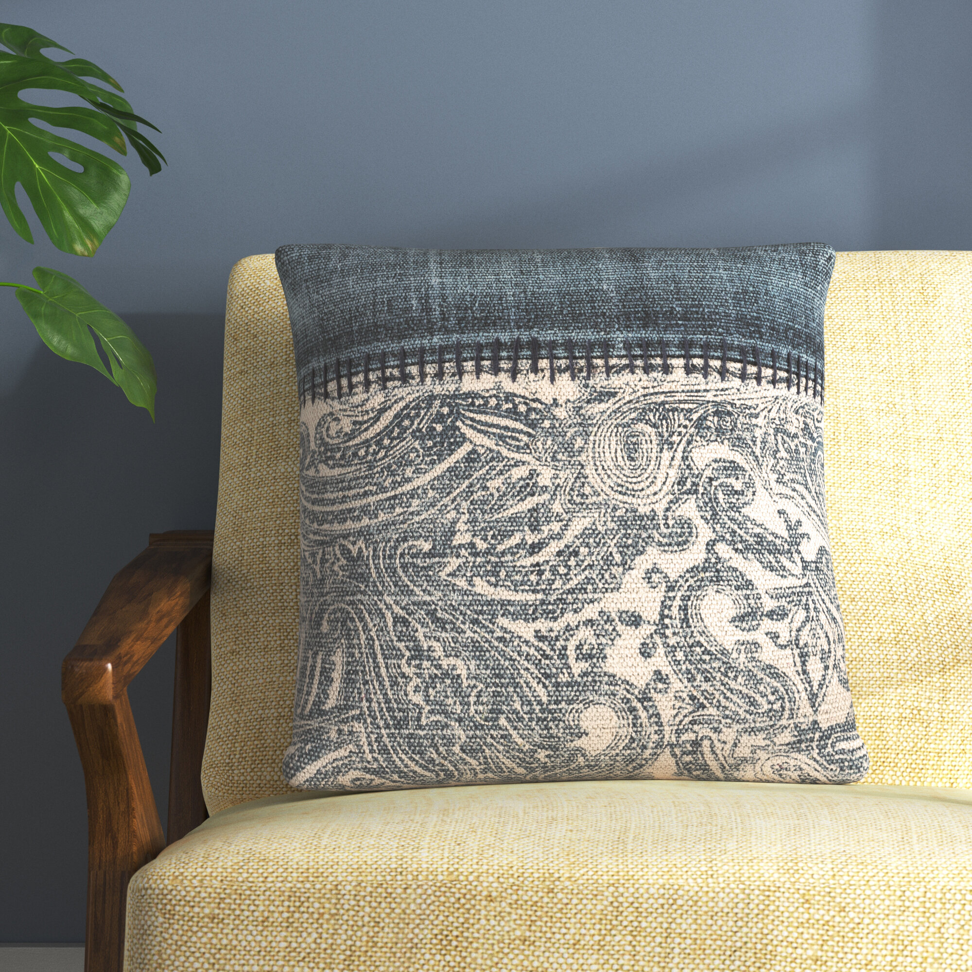 Langley Street Lolley Paisley Cotton Throw Pillow Reviews Wayfair