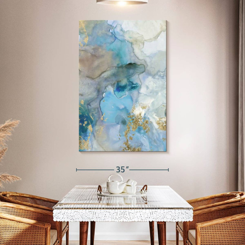 Avery Emerald Pool II, 51" H x 34" W