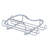  5 Piece Adhesive Shower Caddy Organizer In Chrome