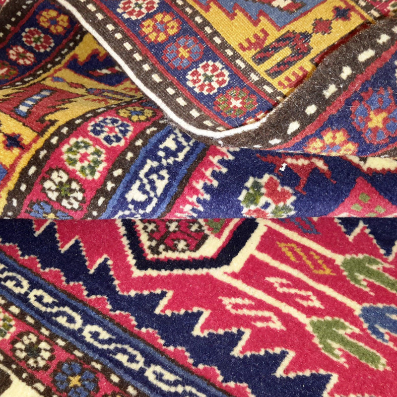 Nodine Oriental Area Rug in Blue