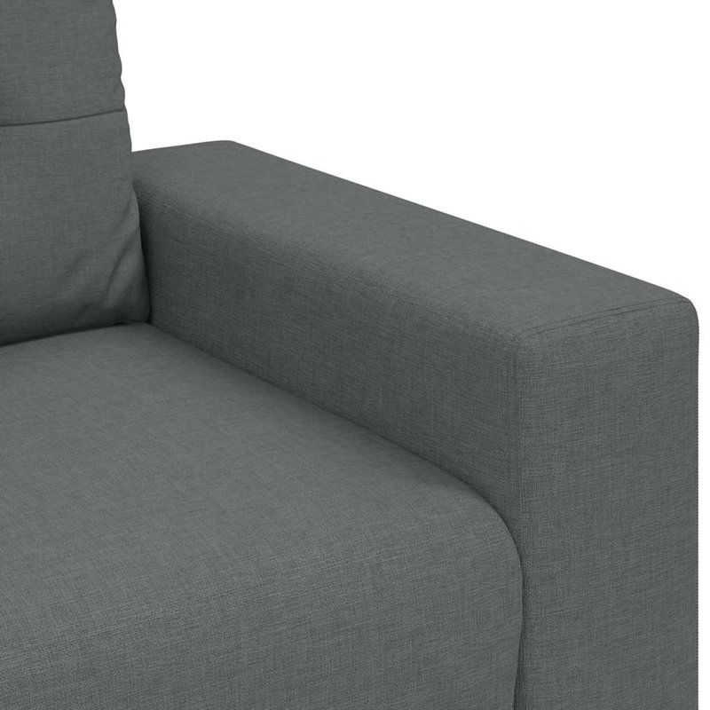Canapé en tissu 70,9 po Vidaxl, Tissu gris, Neutre