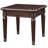 Arbaj Transitional Square End Table in Espresso