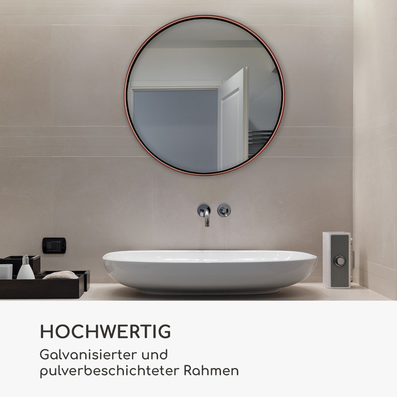 Metal Round Wall Mirror