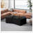 Irregular Pentagon Nesting Coffee Table Set, Geometric Coffee Table Set, Side Table Set-437479613