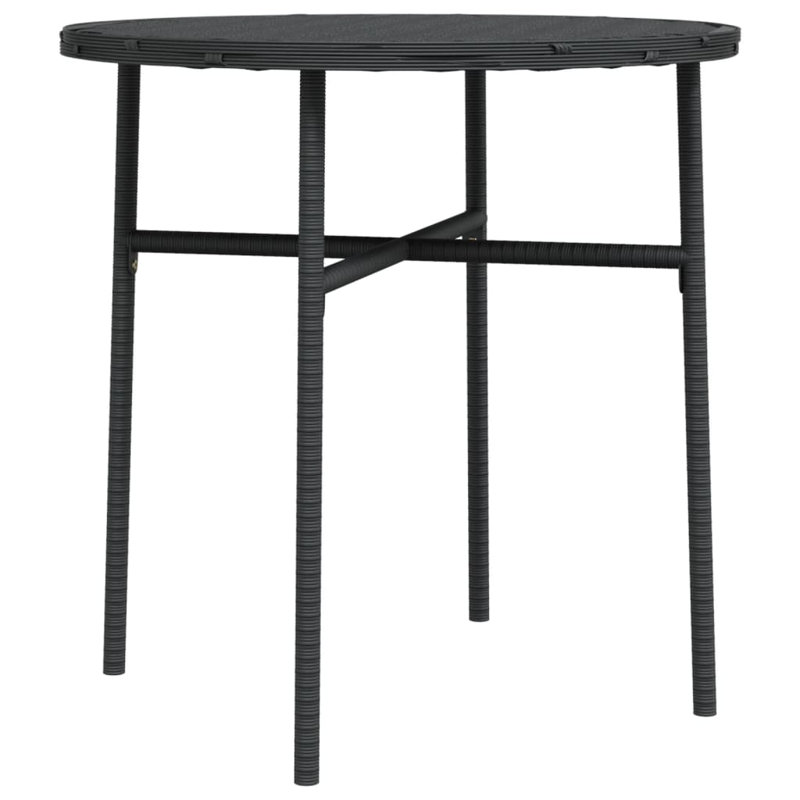 Table basse d'extérieur, Noir