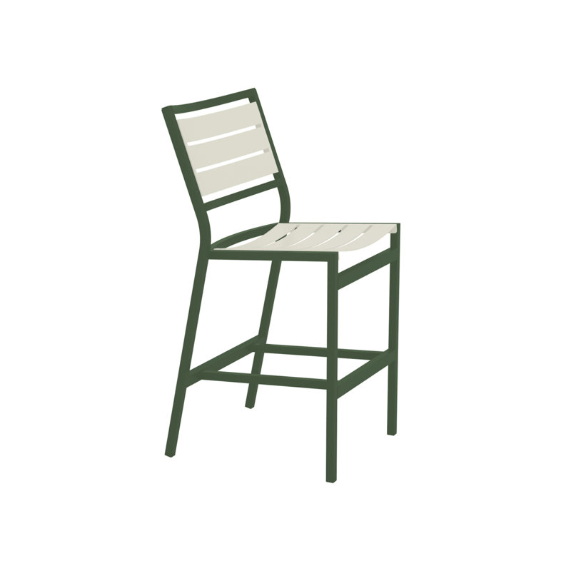 Tabouret de bar 28 po Cabana Club, Parchemin, Neige