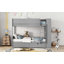 Lit superposé double avec 2 tiroirs et armoire multicouche, gris-112416139-112416138