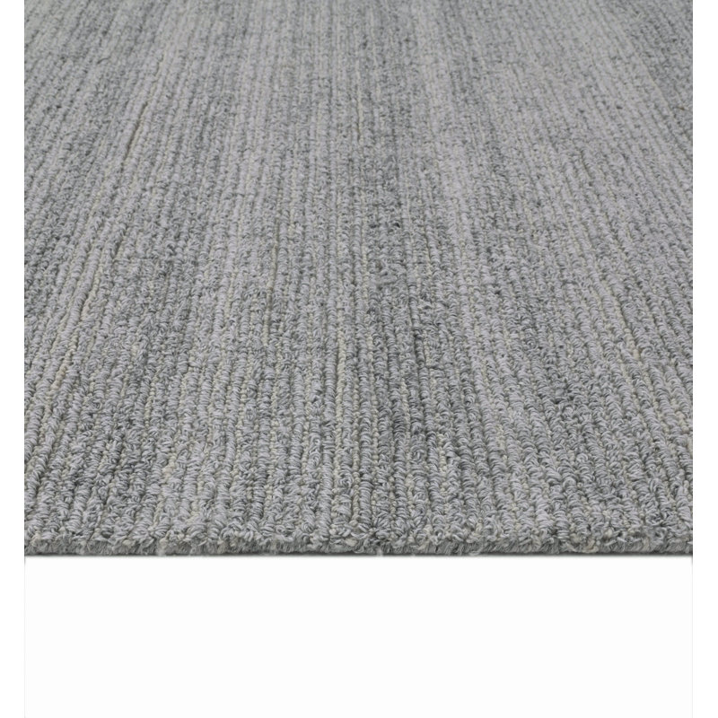 Azman Rectangle Indoor/Outdoor Area Rug in Ivory/Silver, Rectangle 5' x 8'