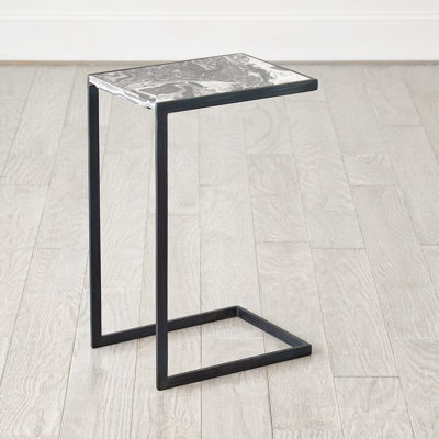 Nudge Marble Top End Table