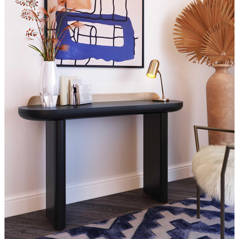 TOV Furniture Braden Black Desk/Console Table, Black