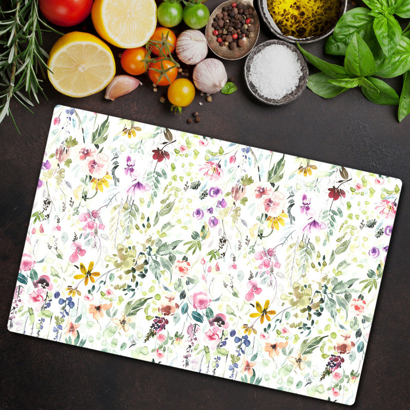 Croskey Tempered Glass Chopping Board, 52cm x 60cm