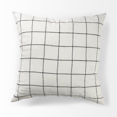 Solada Geometric Cotton Pillow Cover