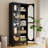 75"H Tall Display Cabinet with Glass Doors and 4 Adjustable Shelves-478878576