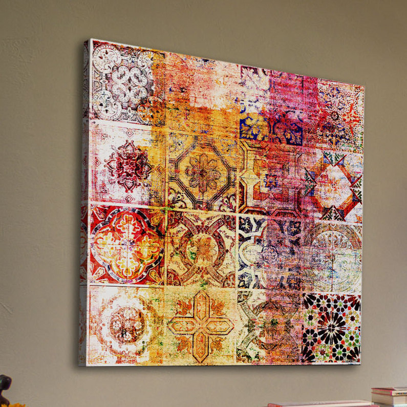 Parvez Taj - Wrapped Canvas Painting, 122cm H x 122cm W x 5cm D