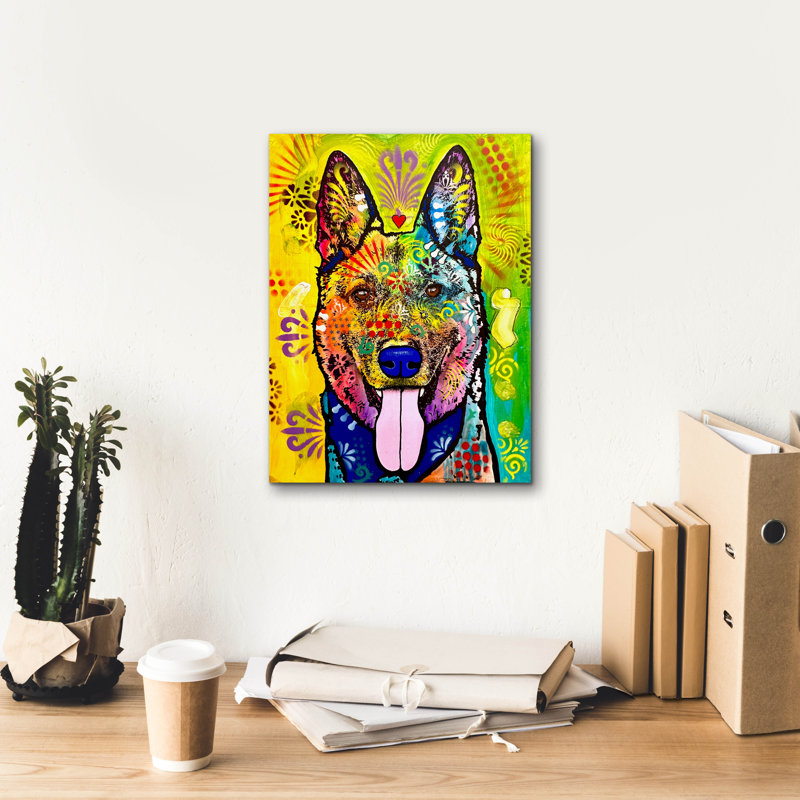 «I Was So Fast, Did You See» par Dean Russo, art mural sur toile, H 16 po x l 12 po x P 0,75 po