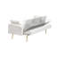 Canapé-lit 69 pouces beige avec canapé-lit réglable pour petit salon et chambre à coucher-129455705