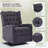 Chemika 24.02"W 360° Swivel Manual Recliner-1997147251
