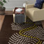 Tapis brun en laine touffeté à la main Campo-799139221