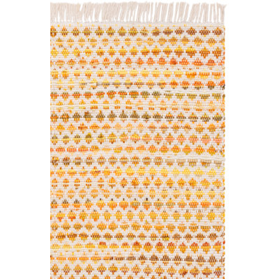 Montauk 538 Hand Woven Cotton Geometric Shapes Rug