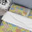 Multicolor Striped Pattern - Abstract Duvet Cover Set - Microfiber Polyester