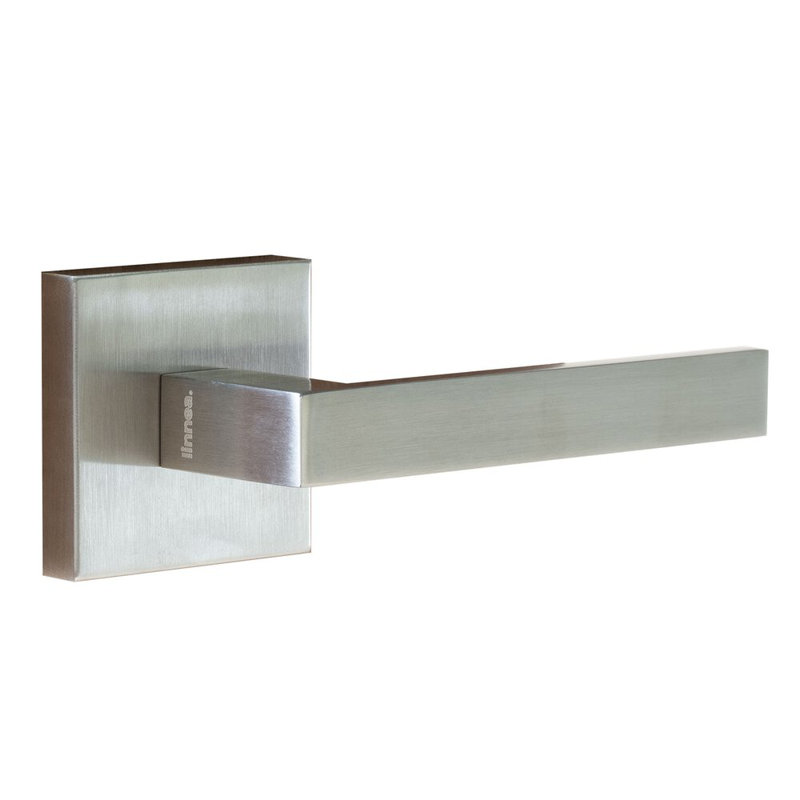 Ensemble d'intimité Alpine 10 avec rosette carrée Alpine, Acier inoxydable satiné, 2,375 po