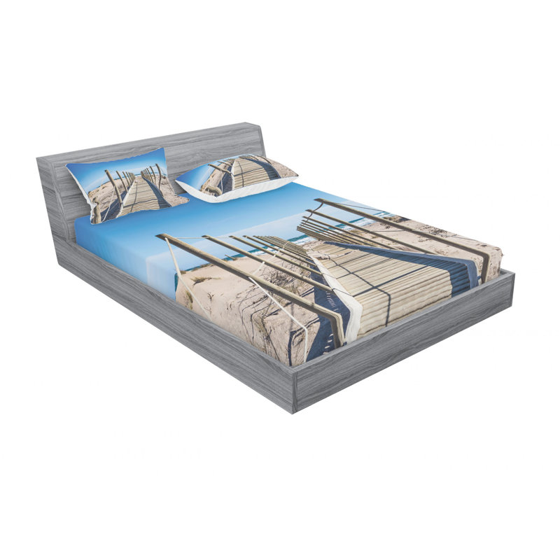 Microfiber Sheet Set, Full Sheet Set with Fitted Sheet