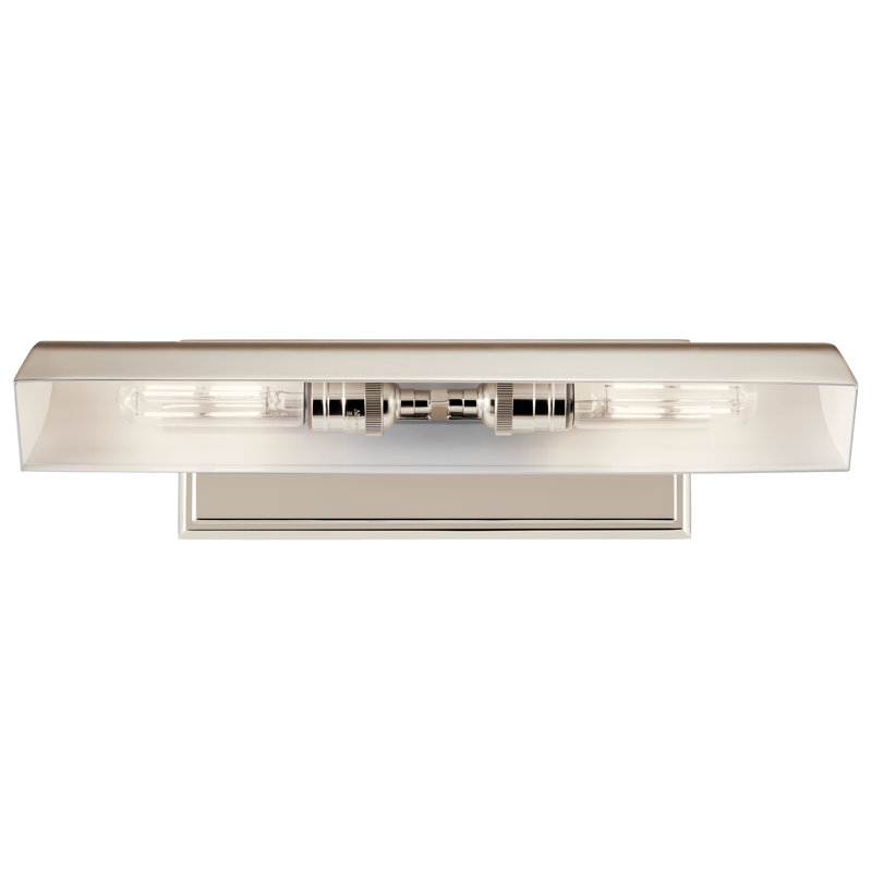 Lampe pour tableau à intensité variable, H 4,75 po x l 18,25 po x P 8,5 po, Nickel poli