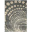 Tapis abstrait gris clair doré-17989943
