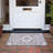 Machine Washable Indoor/Outdoor Xhevrie Pink Rug-1511568400