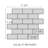 1" x 1" Marble Mosaic Tile