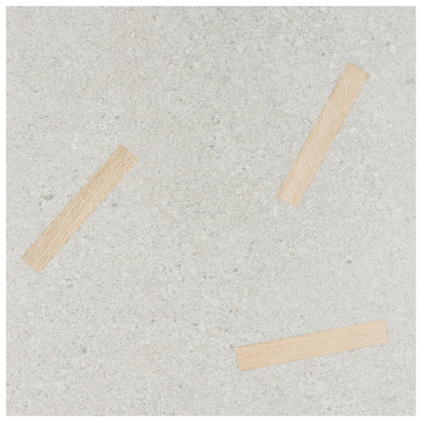 Komi Maolan 7-7/8" x 7-7/8" Porcelain Patterned Wall & Floor Tile