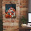  «Pile Of - Foxes» par Doron David, art mural sur toile, 12 po x 16 po-1593897547