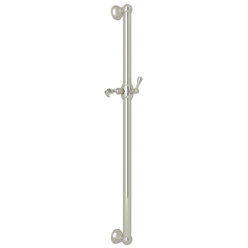 Rohl Shower Grab Bar, 38.56" W, Polished Nickel