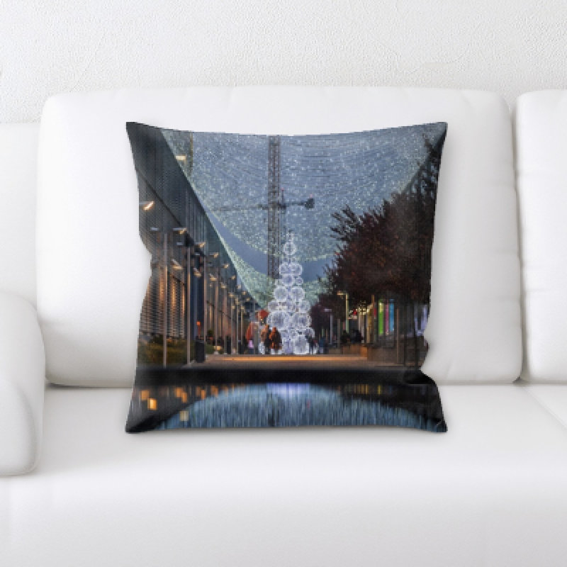 Microsuede Throw Pillow