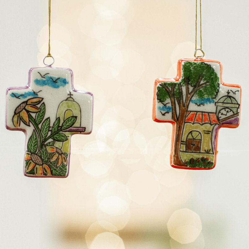 Figurine décorative suspendue (ensemble de 2)