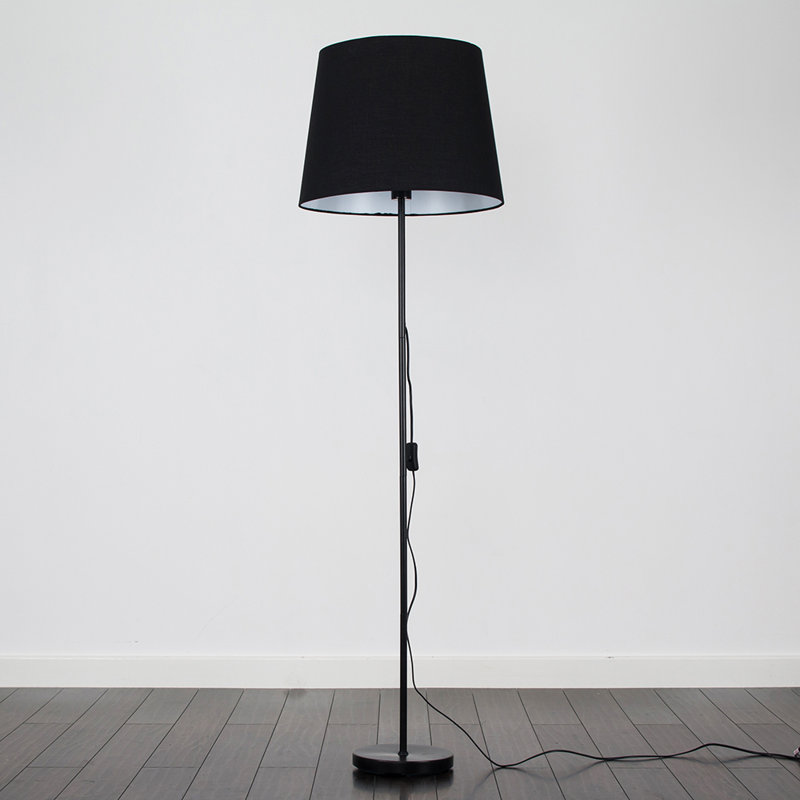 Bekbele 158cm Traditional Floor Lamp, Black, No, Black