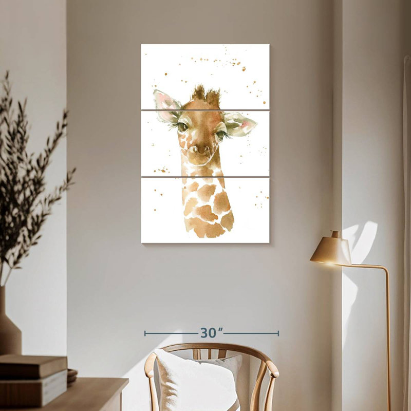 Bébé girafe Brampt, H 57 po x l 36 po