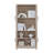 Bookcase Cabinet In Whitewashed Oak