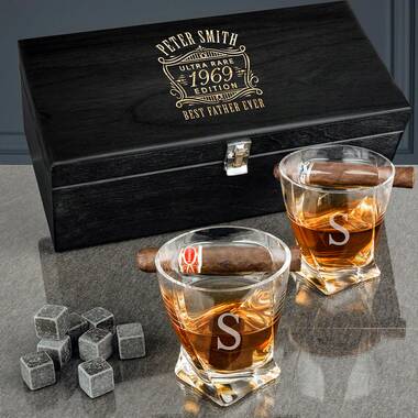 Whiskey Glasses Set-Luxury Bourbon Whisky Glasses Tumblers-Drinking  Glassware Gift Set Box for Men Dad Husband Whiskey Lovers - AliExpress