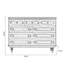Armoire d'appoint en bois massif noyer foncé-133448096