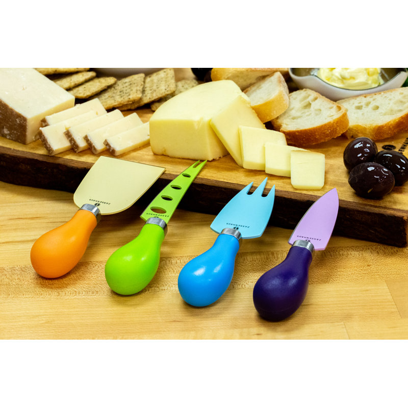 4 Piece Stainless Steel Cheese Serving Set