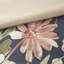 Édredon 8 pièces bleu marine très grand - Shabby Chic 2 taies décoratives, coussins et jupe de lit assortis Lavable à la machine à motif floral grand motif décoratif
