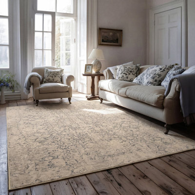 Destane Abstract Cotton Machine Tufted Area Rug