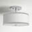 Berthine Linen Blend Semi Flush Mount-821978405