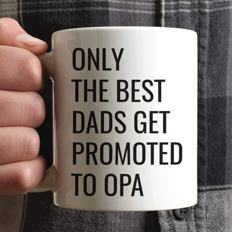 La meilleure papas est d’être promu à une tasse à café opa Needville