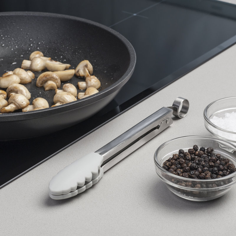 Zeal Kitchen Tong, 20.5cm L x 5.5cm W x 2.7cm D, French Grey